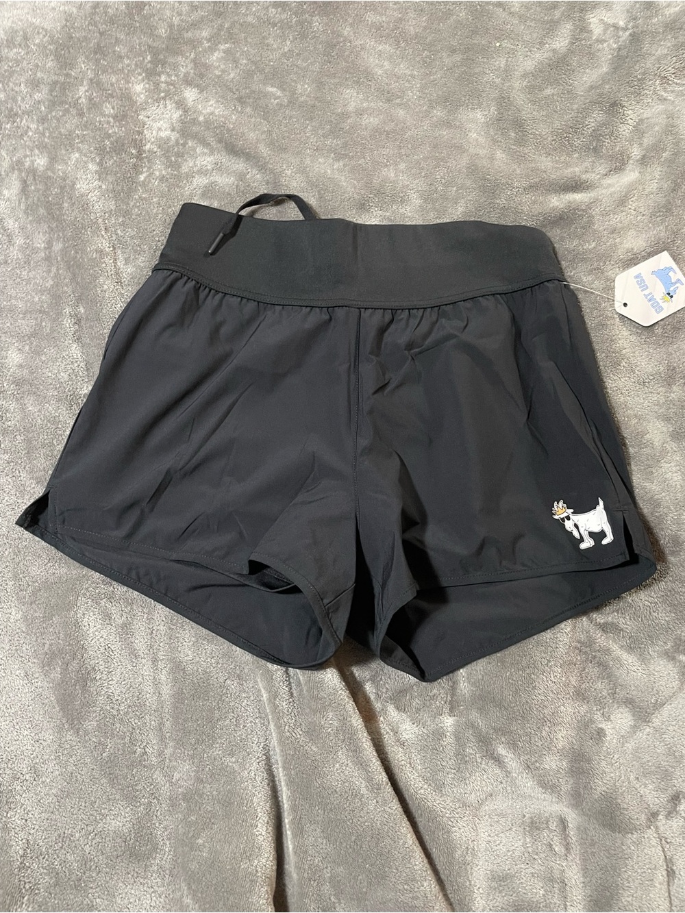 GOAT USA Black Athletic Shorts Women's Size Small  NWT